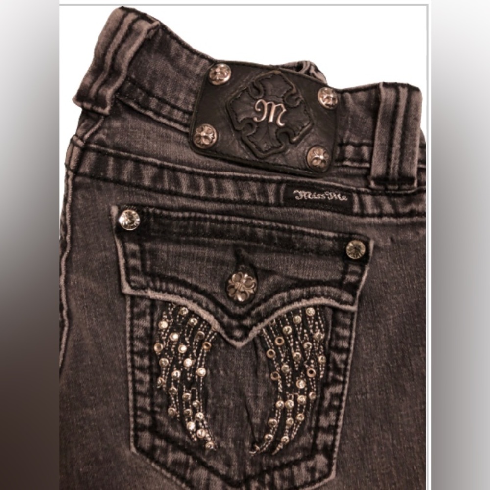 Miss Me Jeans - Price Just Reduced- Straight Legs, Size 27 - Picture 2 of 9